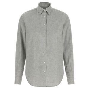 XACUS Gray Cotton Women's Blouse